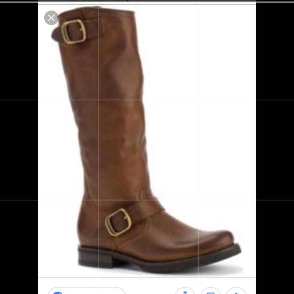 Frye Veronica Slouch Size 9M dark brown